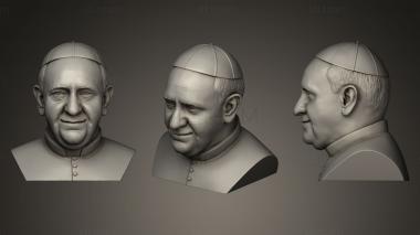3D модель Папа Франциск (STL)
